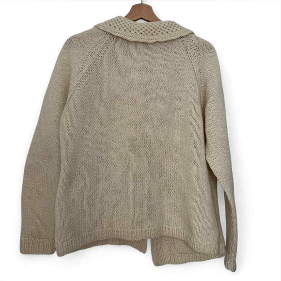 vintage irish wool cardigan - Picture 2 of 2